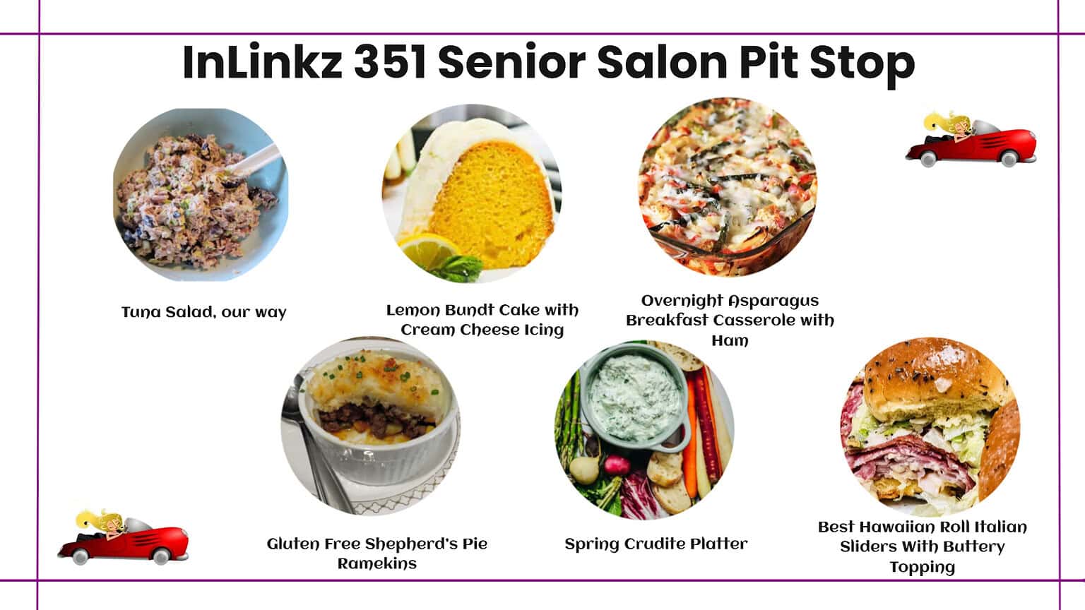 InLinkz 351 Senior Salon Pit Stop