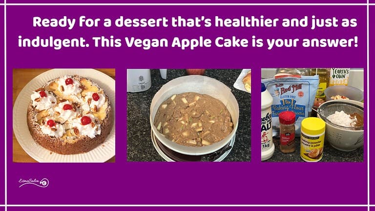 an image of a Vegan or Regular Apple Cake