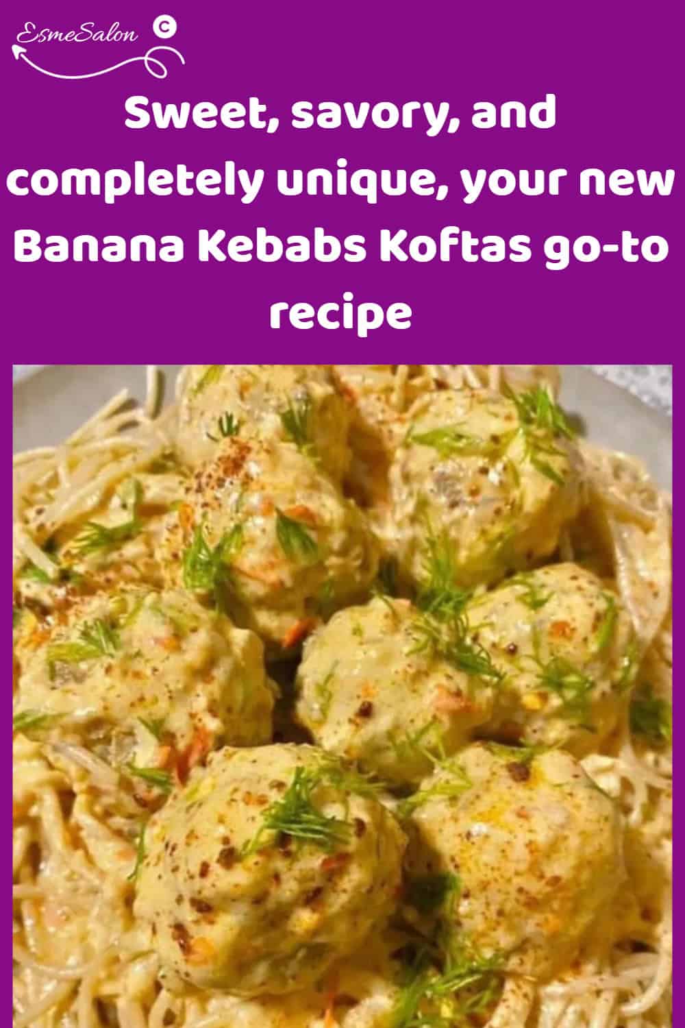 an image of Banana Kebabs Koftas with Peanut Sauce