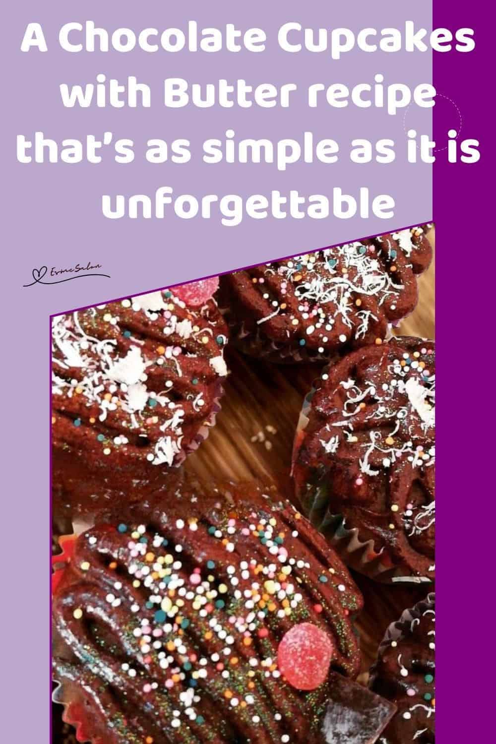 an image of Chocolate Cupcakes with Butter Icing