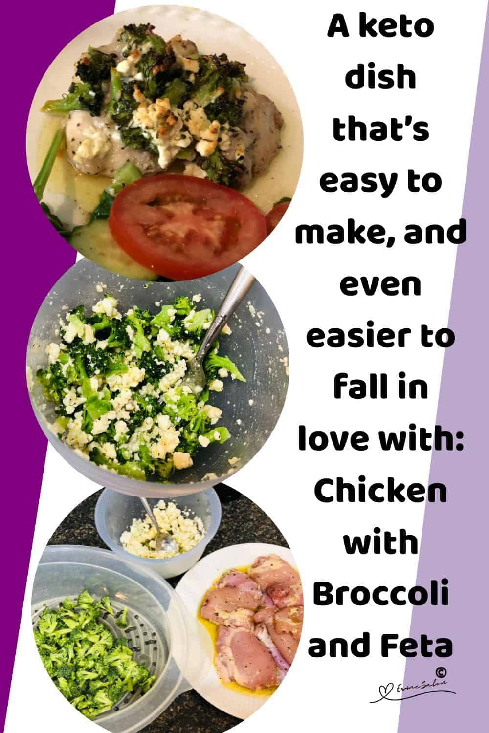 an image of Keto Chicken with Broccoli and Feta Cheese