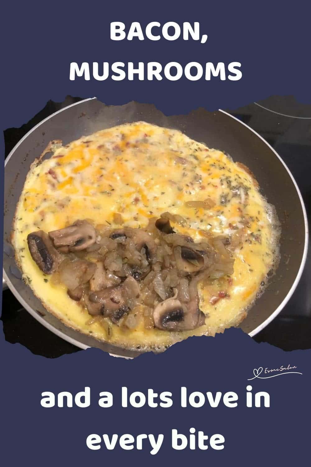 an image of a Bacon Mushroom Omelet
