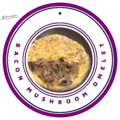 an image of a Bacon Mushroom Omelet