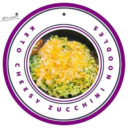 an image of Keto Cheesy Zucchini Noodles