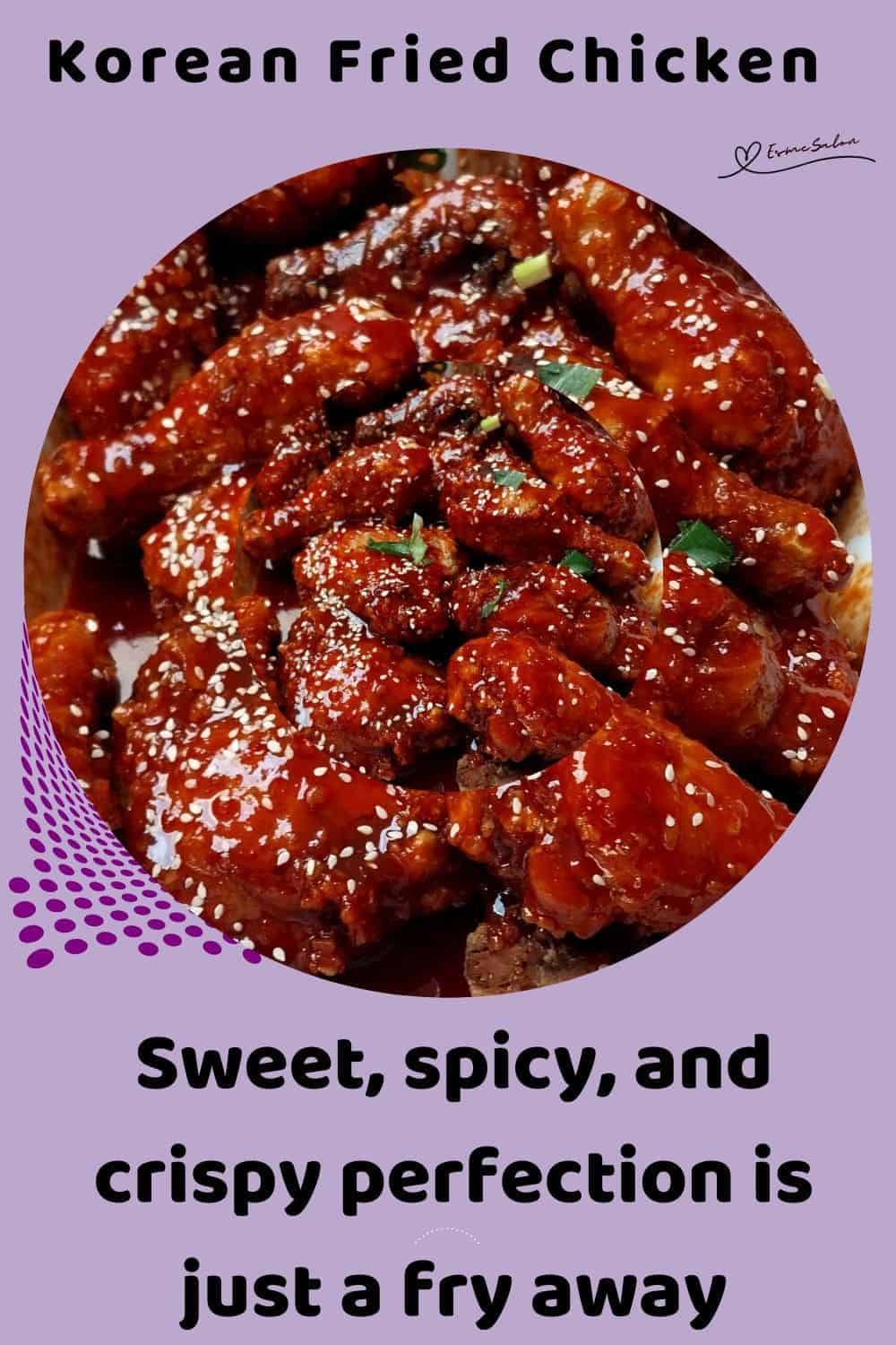 an image of a bowl filled with Korean Fried Chicken
