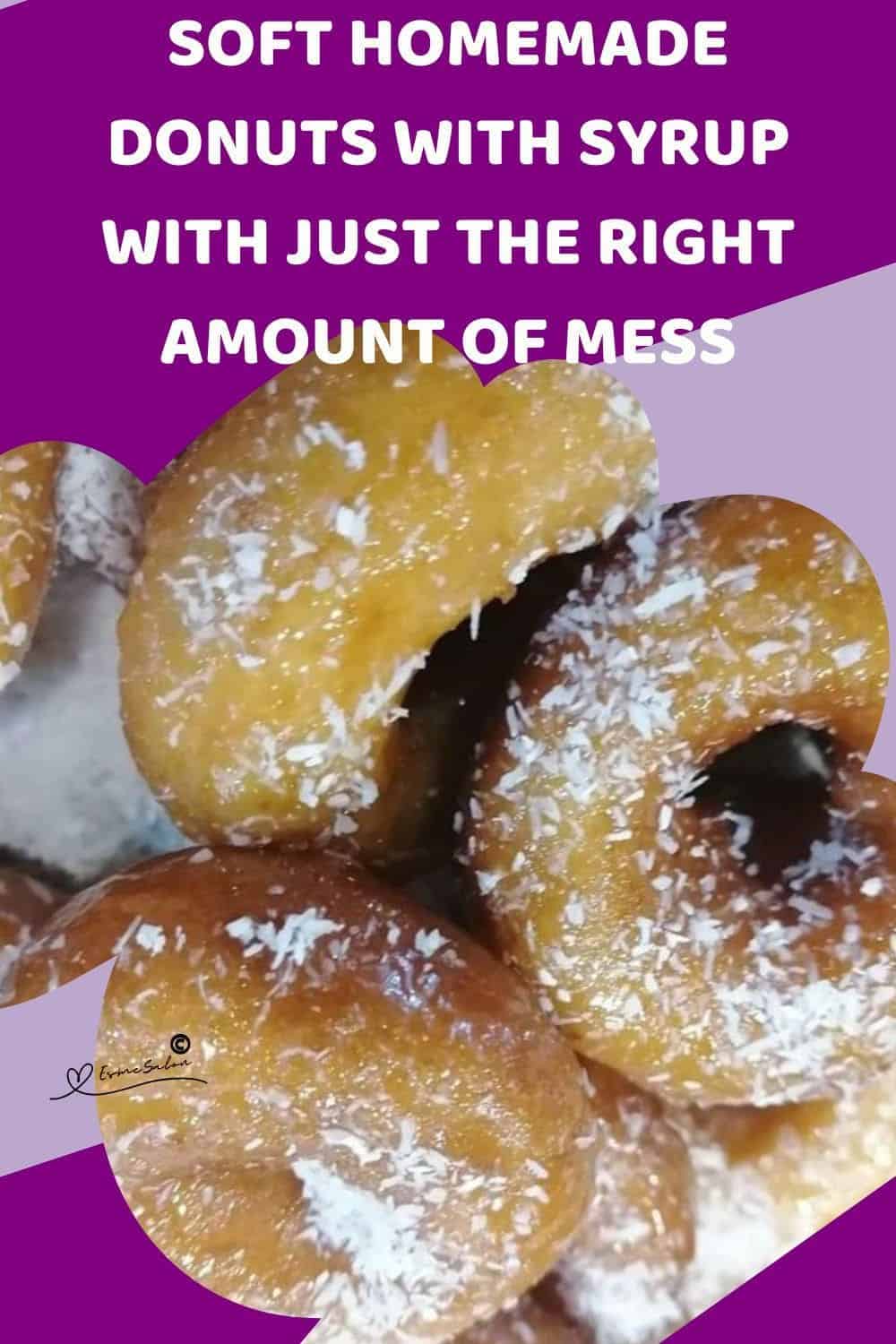 an image of Soft Homemade Donuts with Syrup
