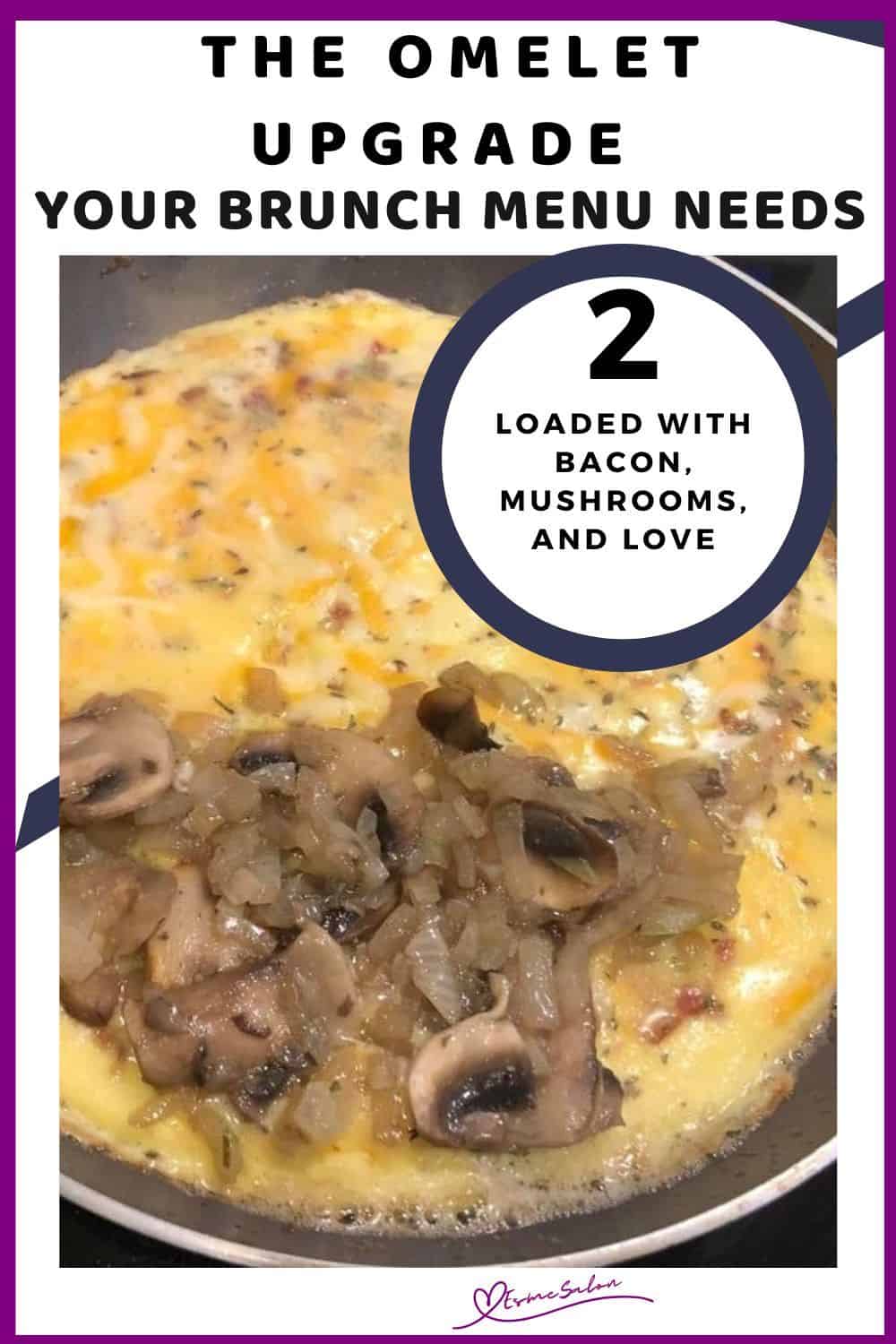 an image of a Bacon Mushroom Omelet