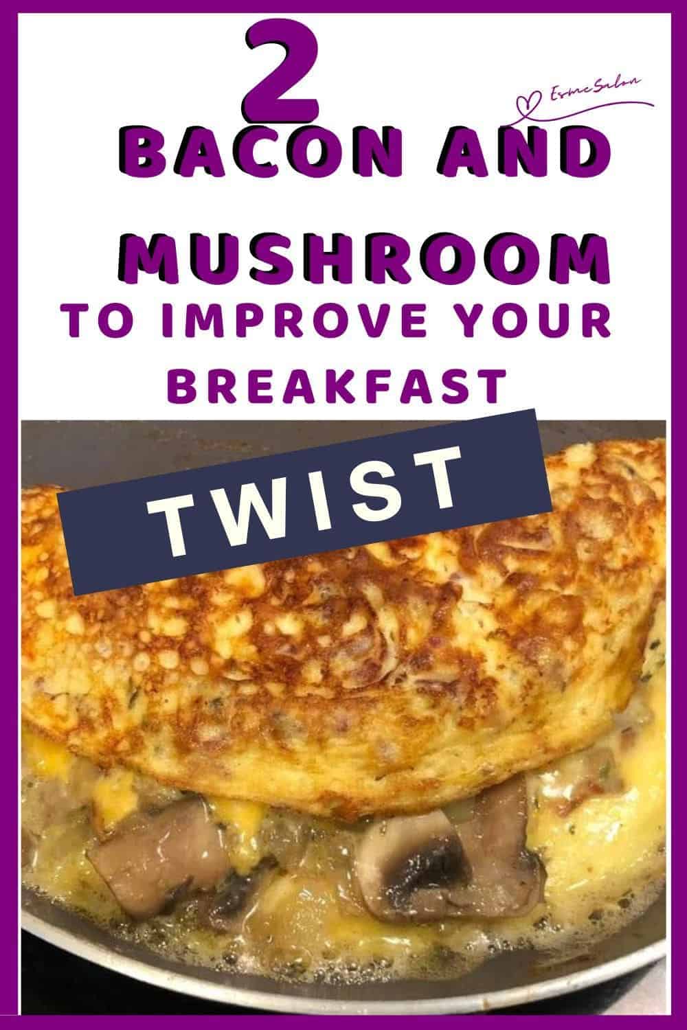 an image of a Bacon Mushroom Omelet