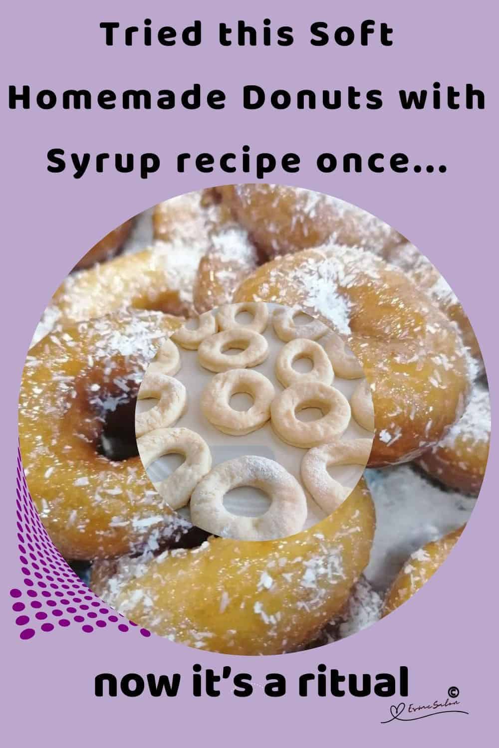 an image of Soft Homemade Donuts with Syrup
