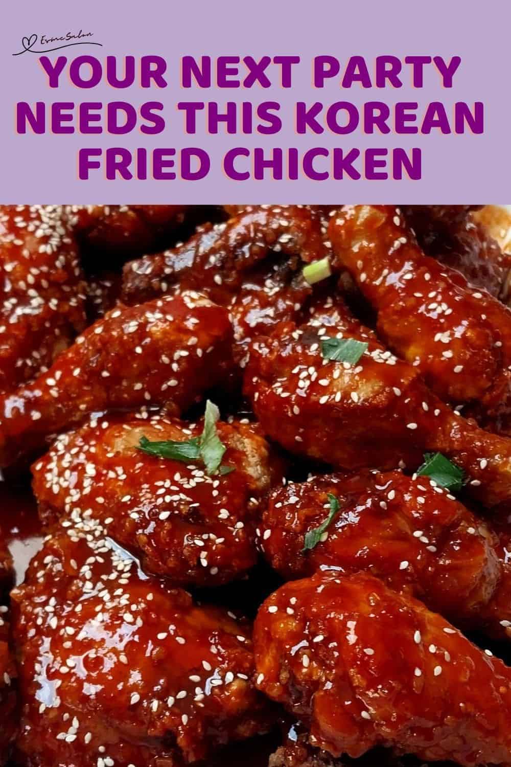an image of a bowl filled with Korean Fried Chicken