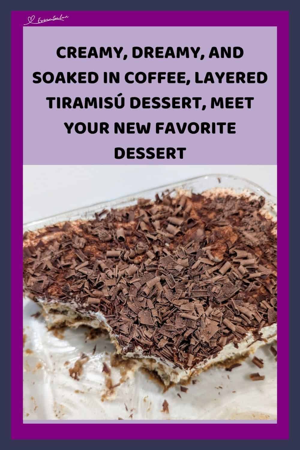 an image of a Layered Tiramisú Dessert