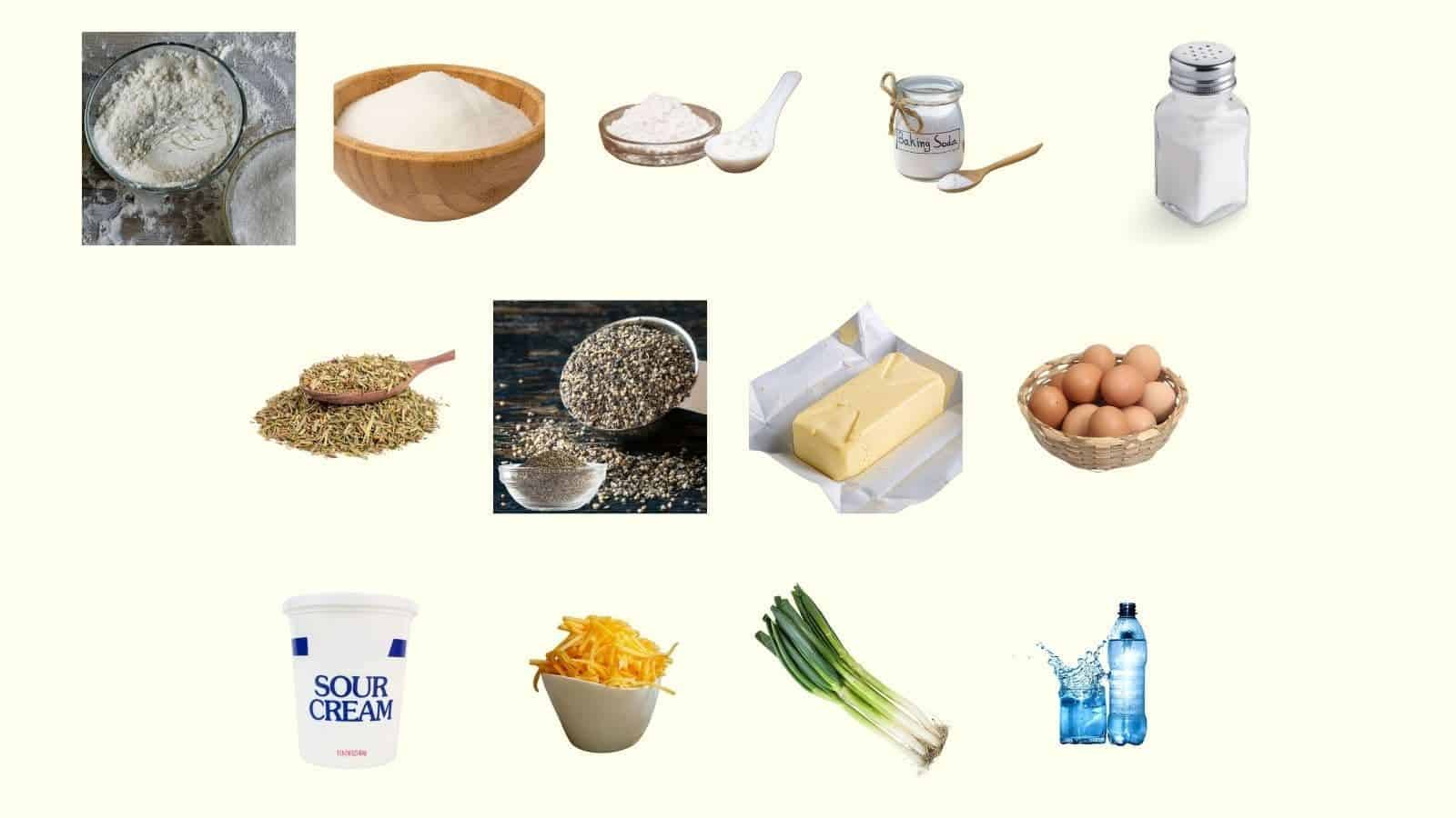 Cheddar Green Onion Scones