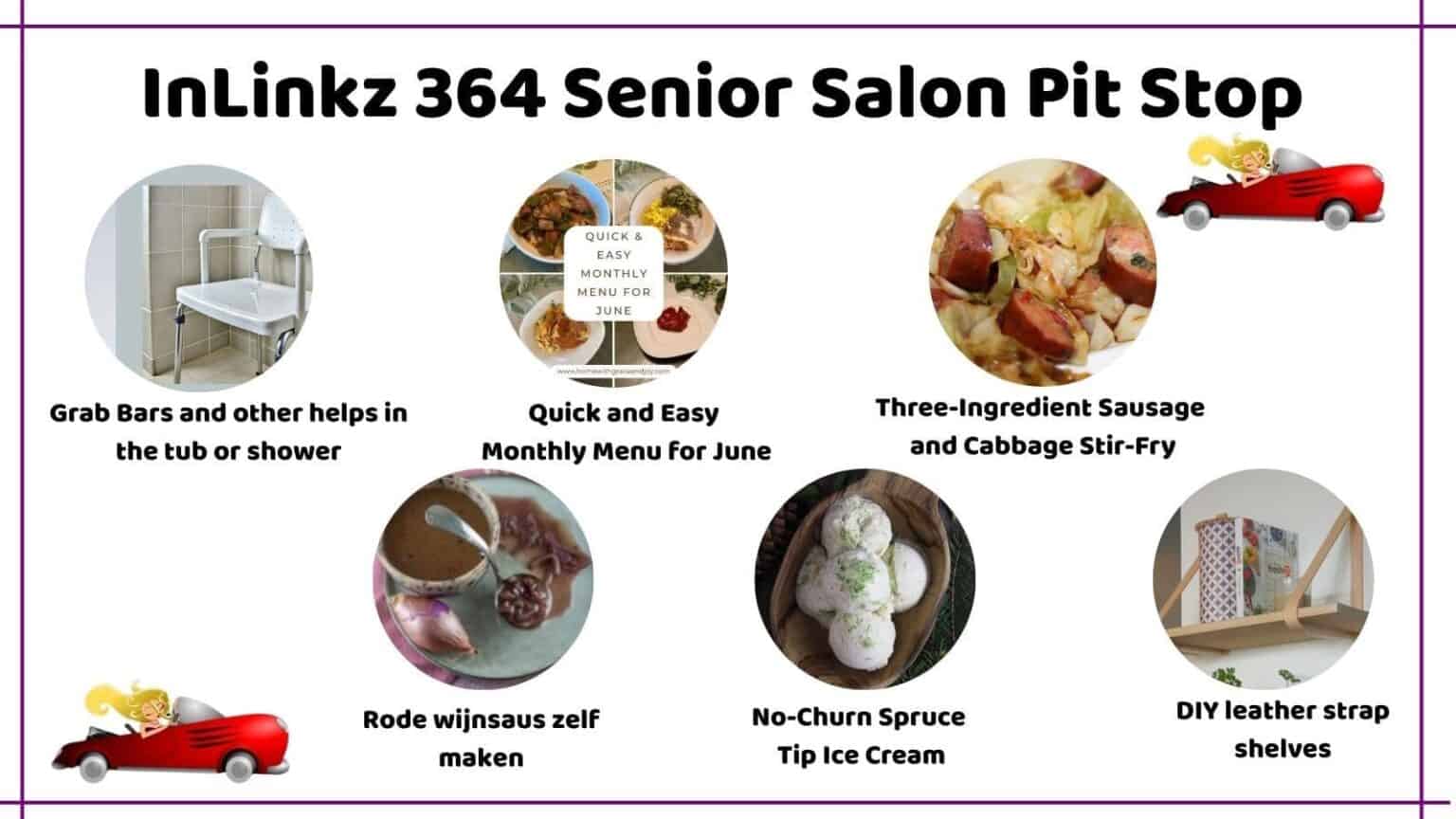 InLinkz 364 Senior Salon Pit Stop