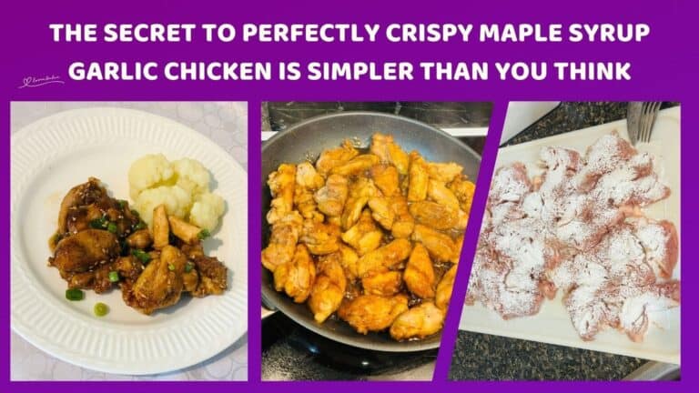 an image of Maple Syrup Garlic Chicken in the making