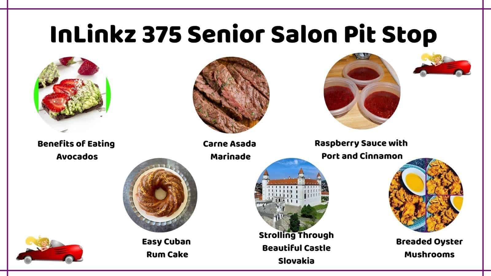 InLinkz 375 Senior Salon Pit Stop