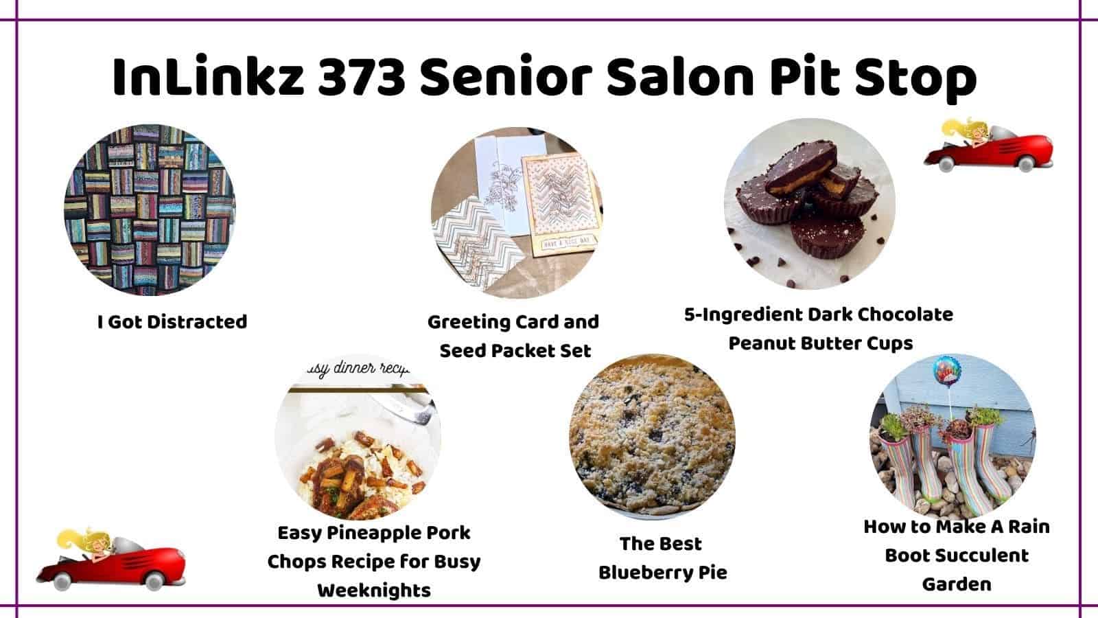 an image of the top 6 posts InLinkz 373 Senior Salon Pit Stop