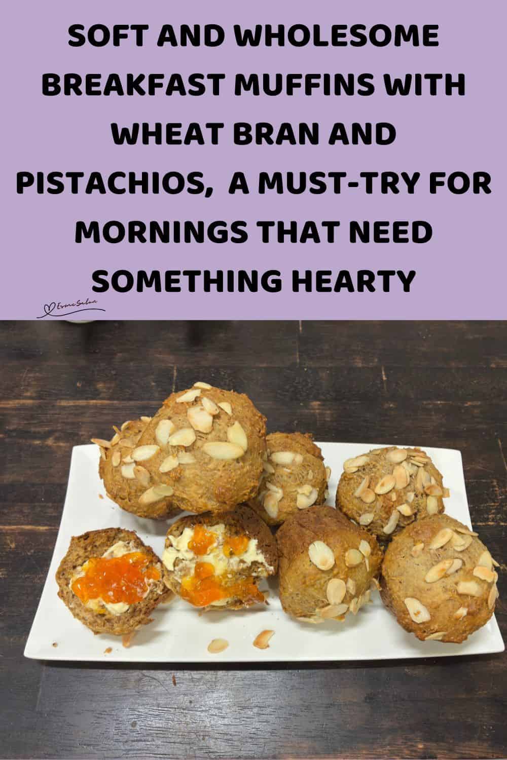 an image of Breakfast Muffins with Buttermilk with slivered almonds