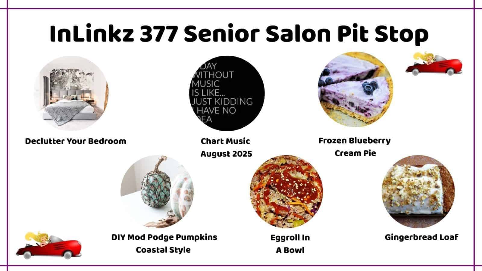 InLinkz 377 Senior Salon Pit Stop