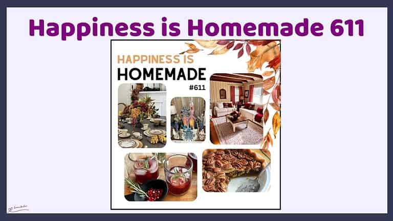 an image of the blog header for Happiness is Homemade # 611