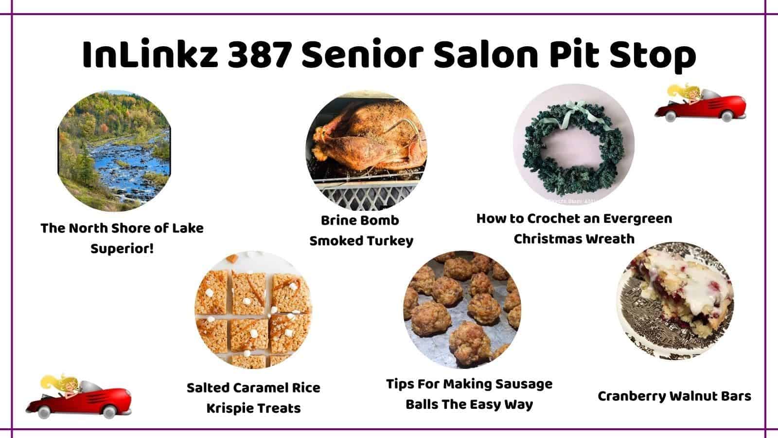 an image of the top 6 posts at SSPS InLinkz 387 Senior Salon Pit Stop