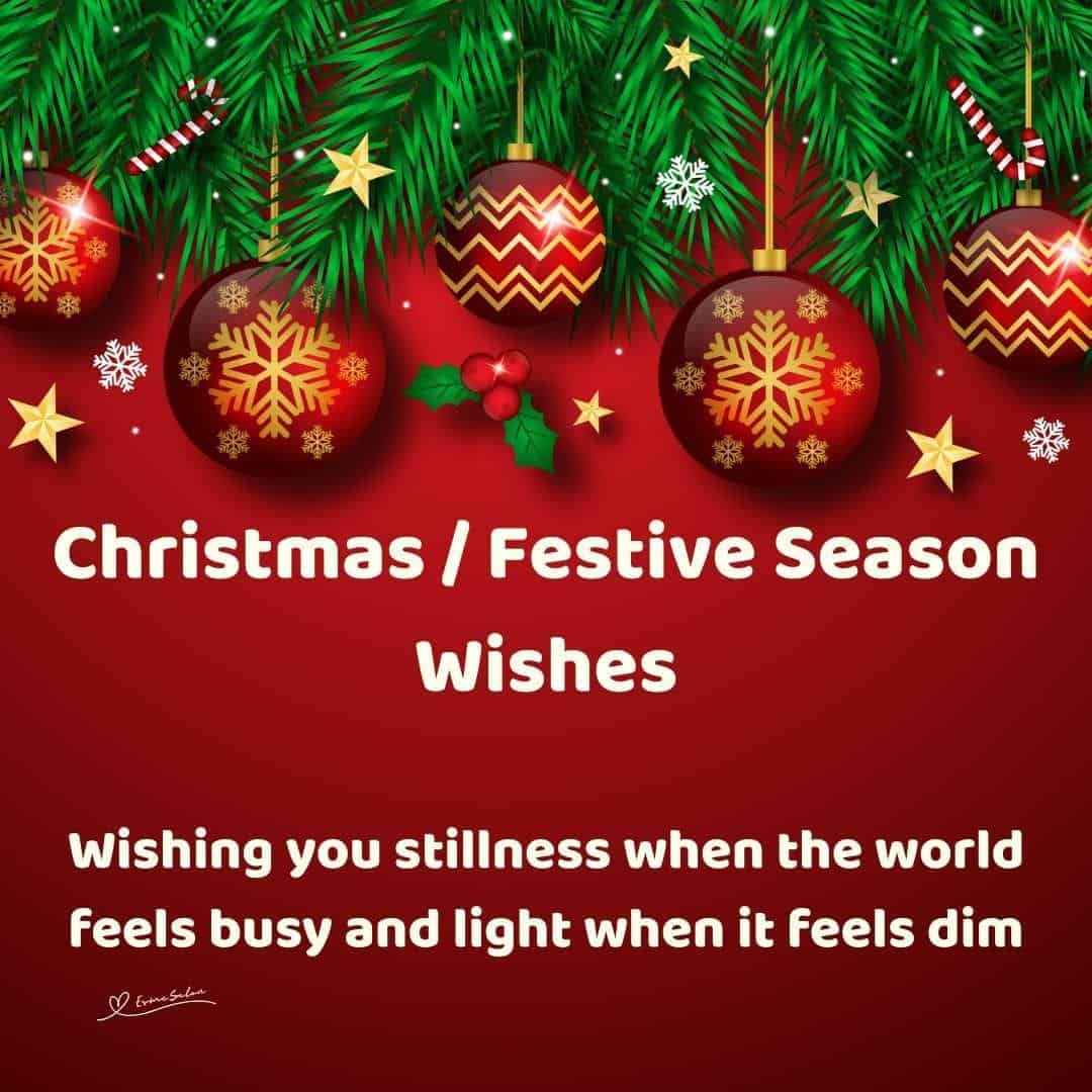 Wishing you stillness when the world feels busy and light when it feels dim. #$ES WW