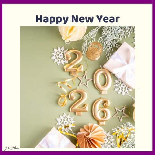 An image celebrating the New Year 2026