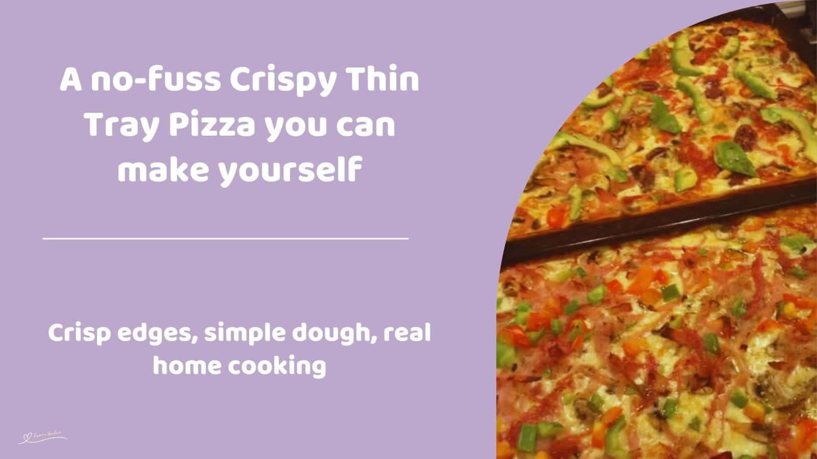 An image of Crispy Thin Tray Pizza