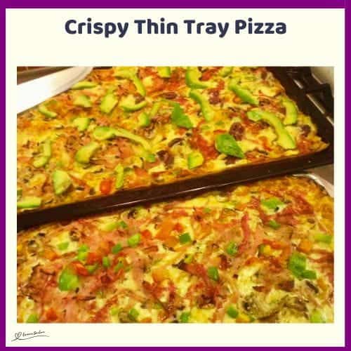 An image of Crispy Thin Tray Pizza
