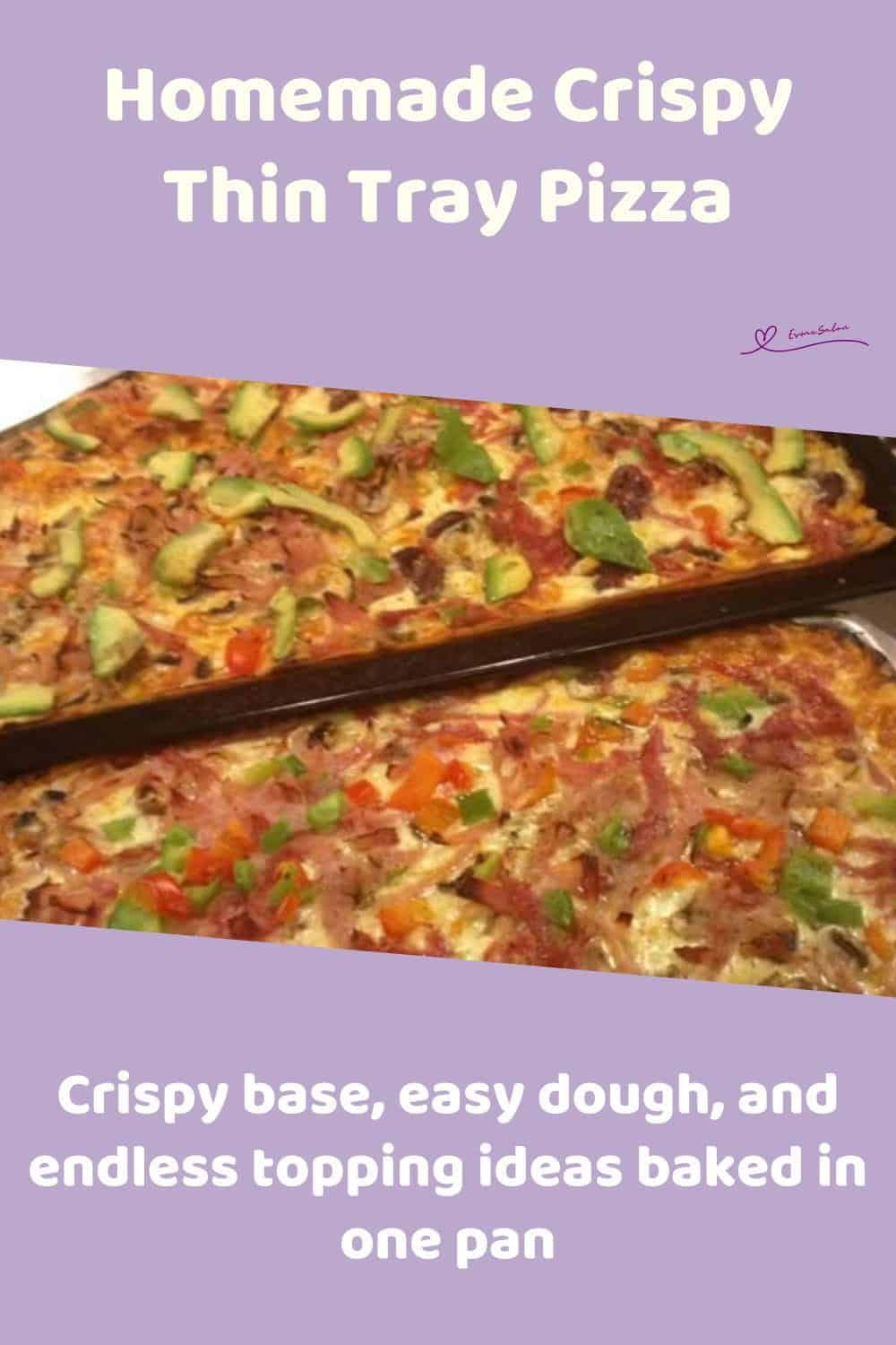 An image of Crispy Thin Tray Pizza