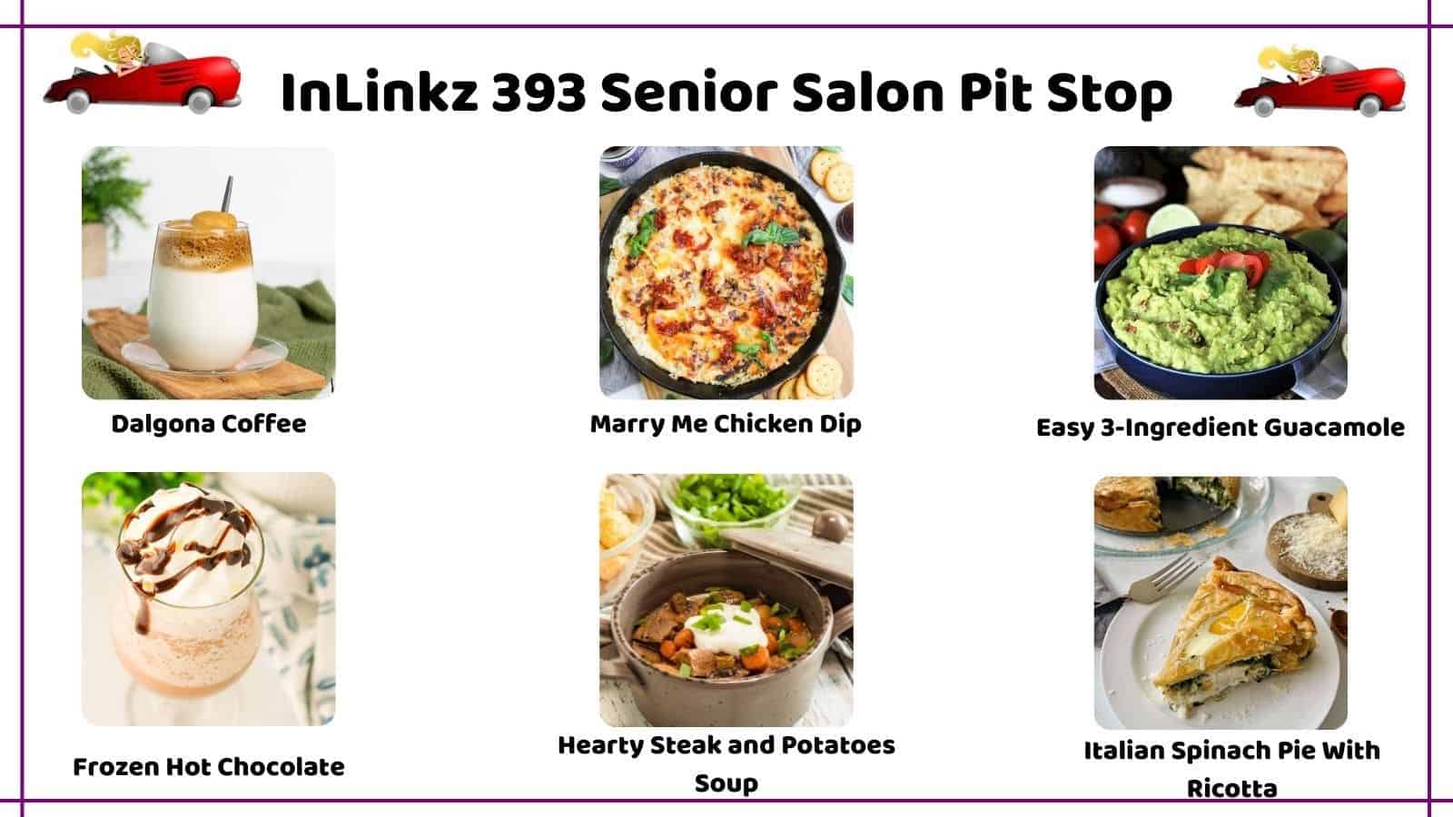 InLinkz 393 Senior Salon Pit Stop