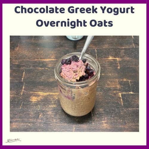An image of a Console Jar with Chocolate Greek Yogurt Overnight Oats