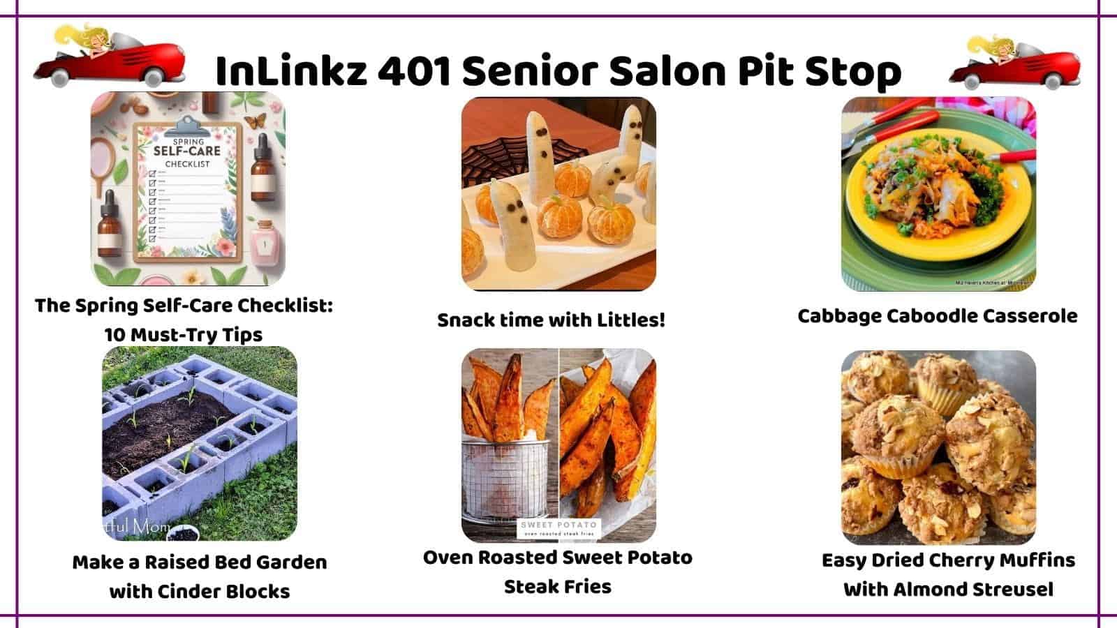 InLinkz 400 Senior Salon Pit Stop