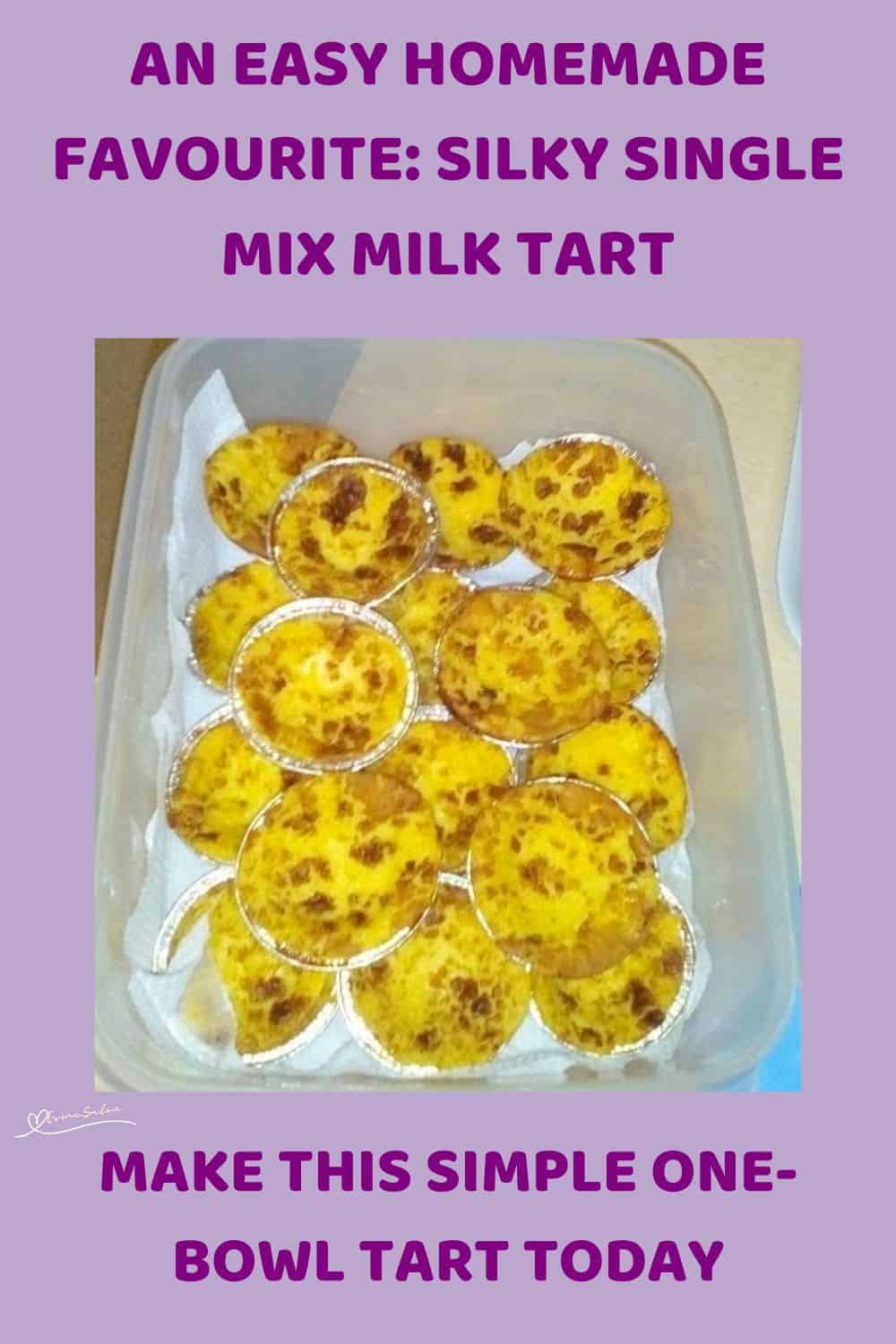 An image of small mini Silky Single Mix Milk Tart