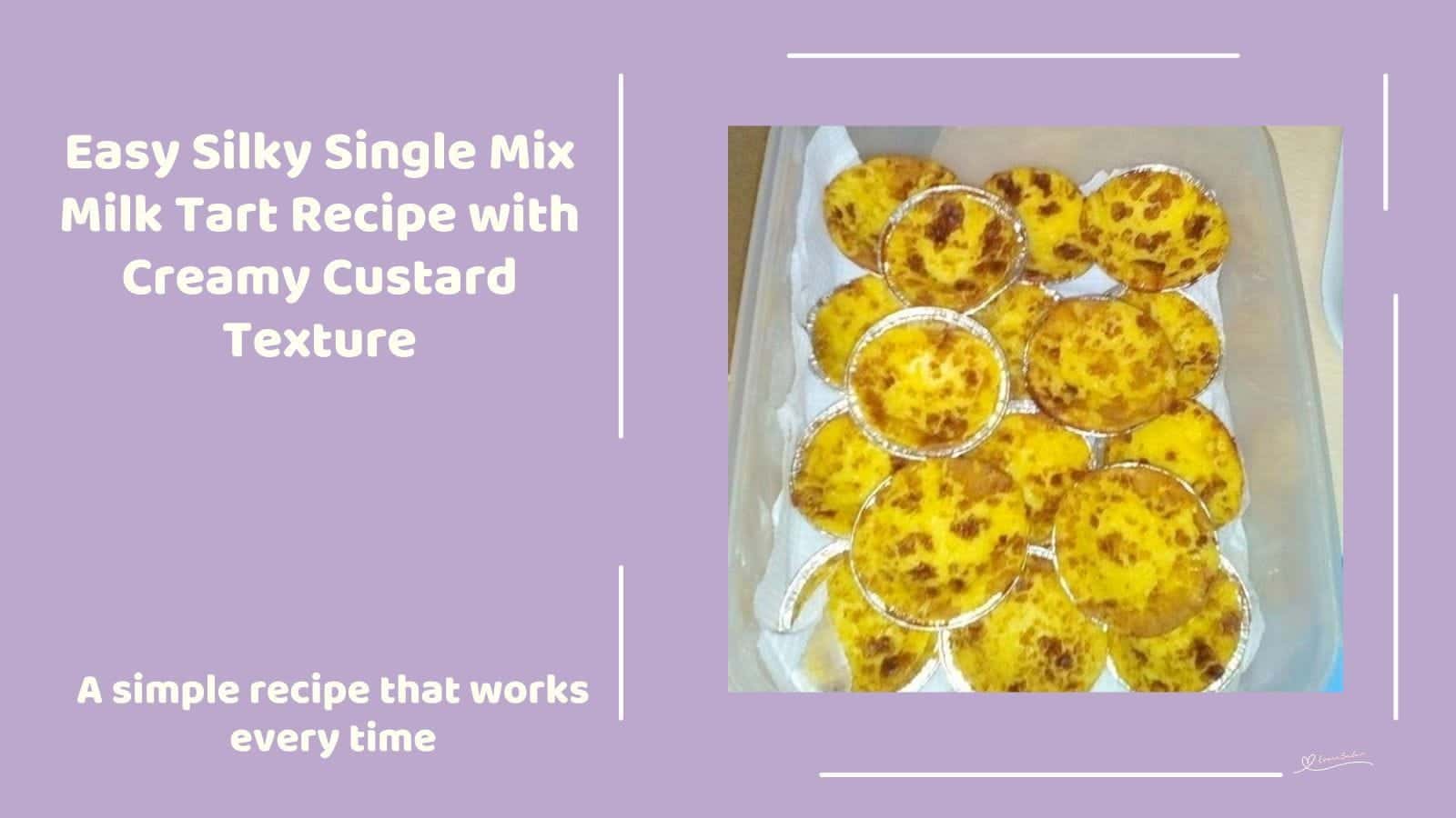 Silky Single Mix Milk Tart