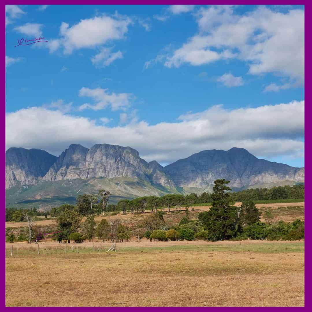 Mountains around Somerset West, CT, SA